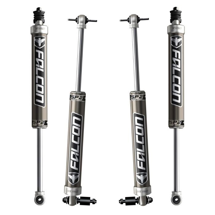 0718 WRANGLER JK 2DR: FALCON SP2 2.1 MONOTUBE SHOCK KIT (46IN LIFT)