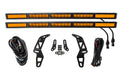 Diode Dynamics - SS30 Bumper Bracket Kit for 2018-2024 Jeep JL Wrangler/Gladiator, Amber Combo Dual