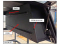 Westin EXP Truck Cap Storage Box Driver for 19-25 Chevrolet Silverado/GMC Sierra 1500 5ft8in Bed