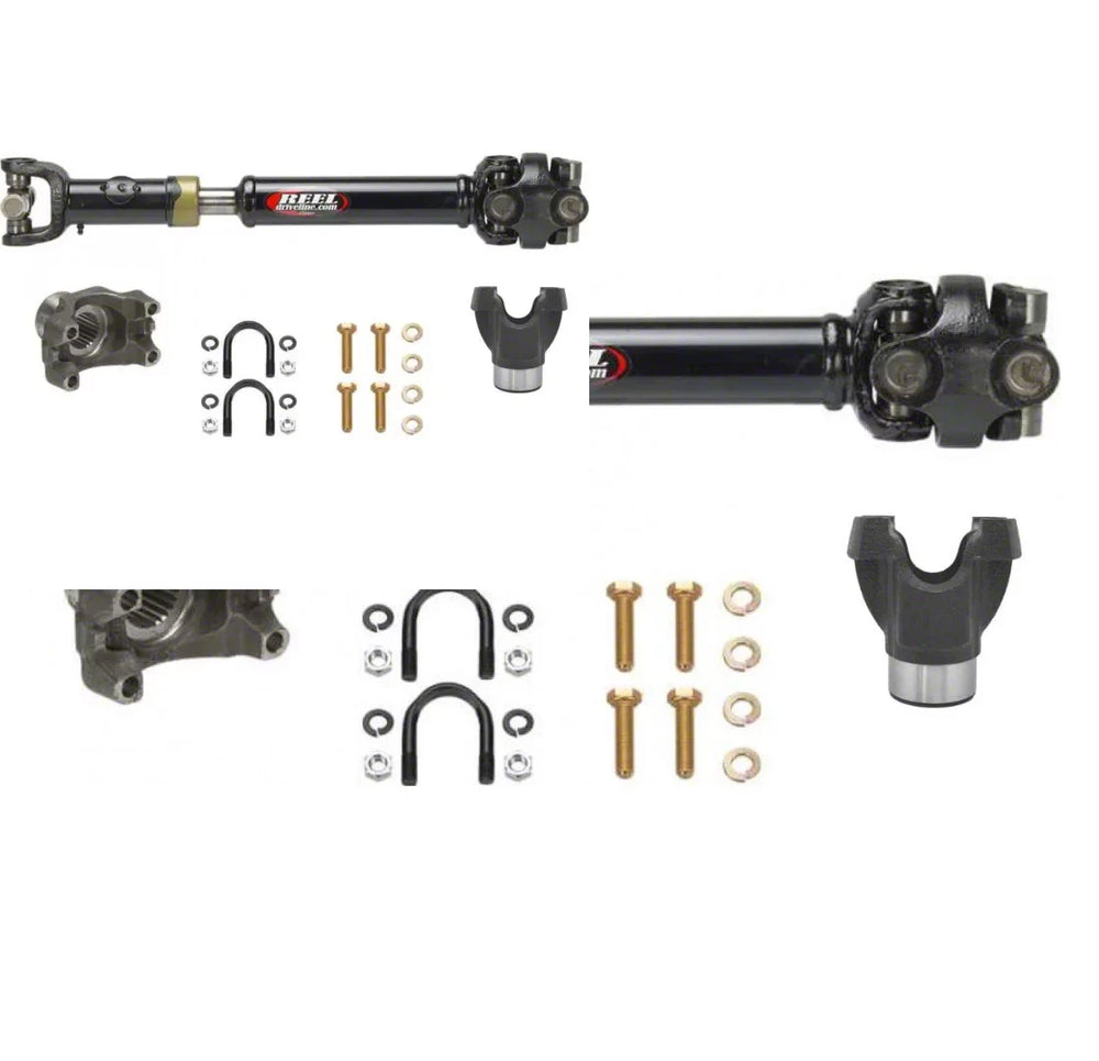 2018-2023 Jeep Wrangler JL Rubicon Hybrid Electric 2.0L Turbo Heavy Duty 1350 Double Cardan Rear Driveshaft with Double Cardan Joint 2 Door Automatic Transmission Reel Driveline