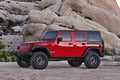 Fabtech 07-18 Jeep JK 4WD 4-Door 3in Trail System w/Stealth Shocks
