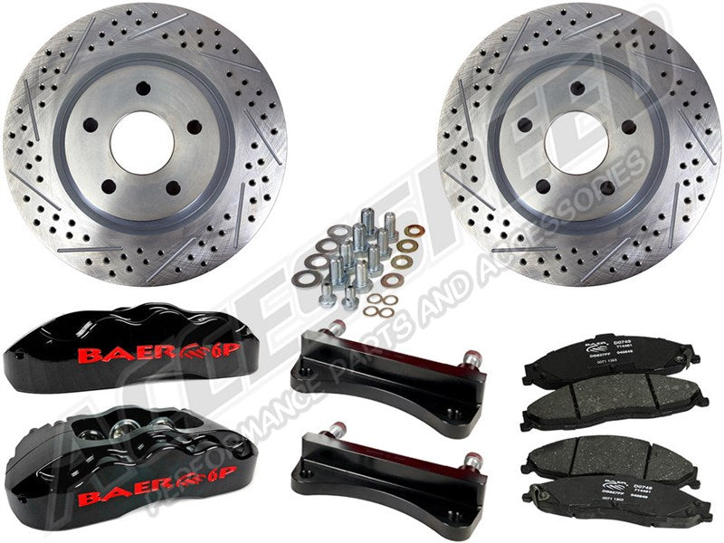 14" Pro Brake Frt Blk 06-09 Trailblazer