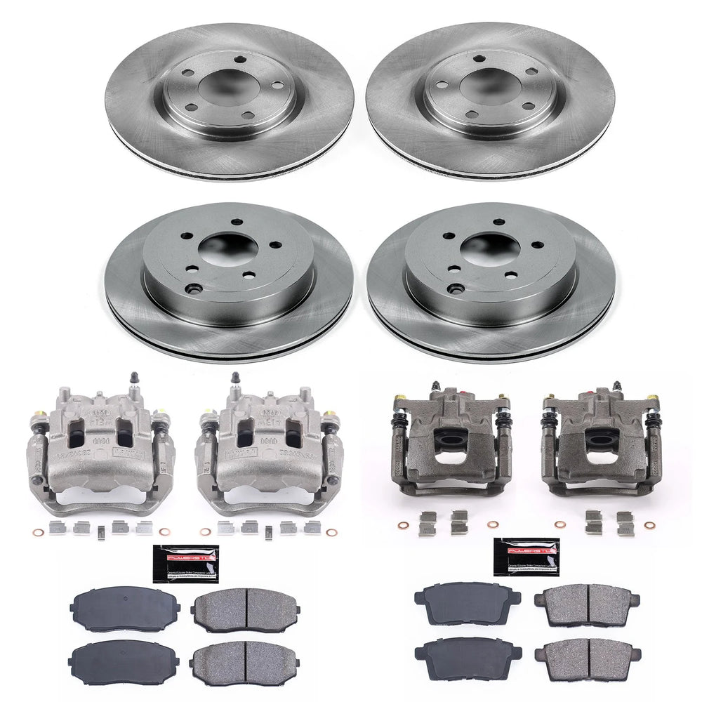 Power Stop 07-09 Ford Edge Front & Rear Autospecialty Brake Kit w/Calipers