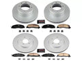 Power Stop 09-10 Dodge Ram 2500 Front & Rear Z17 Coated Brake Kit