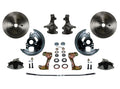 LEED Brakes 2" Drop Spindle Kit with Plain Rotors and Zinc Plated Calipers