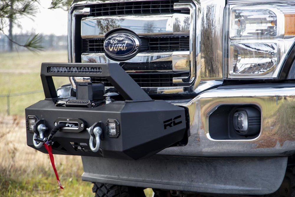 1x 51006BOX1 1x 10761BBOX EXO Winch Mount Kit Ford Super Duty 2WD 4WD (2011-2016)