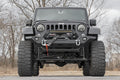 ~(71 lbs. 72X17X10)~ Jeep Full Width Front LED Winch Bumper (JK JL Gladiator JT)