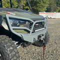 TRACKER 800SX BRUSH GUARD BUMPER W/20 INCH LIGHT BAR BLACK