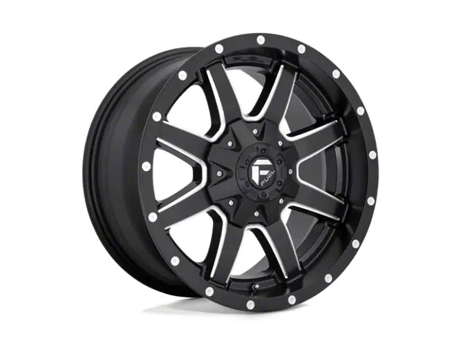 ~(61 lbs. 27X27X17)~ MAVERICK 24x14 8x170.00 MATTE BLACK MILLED (-75 mm)
