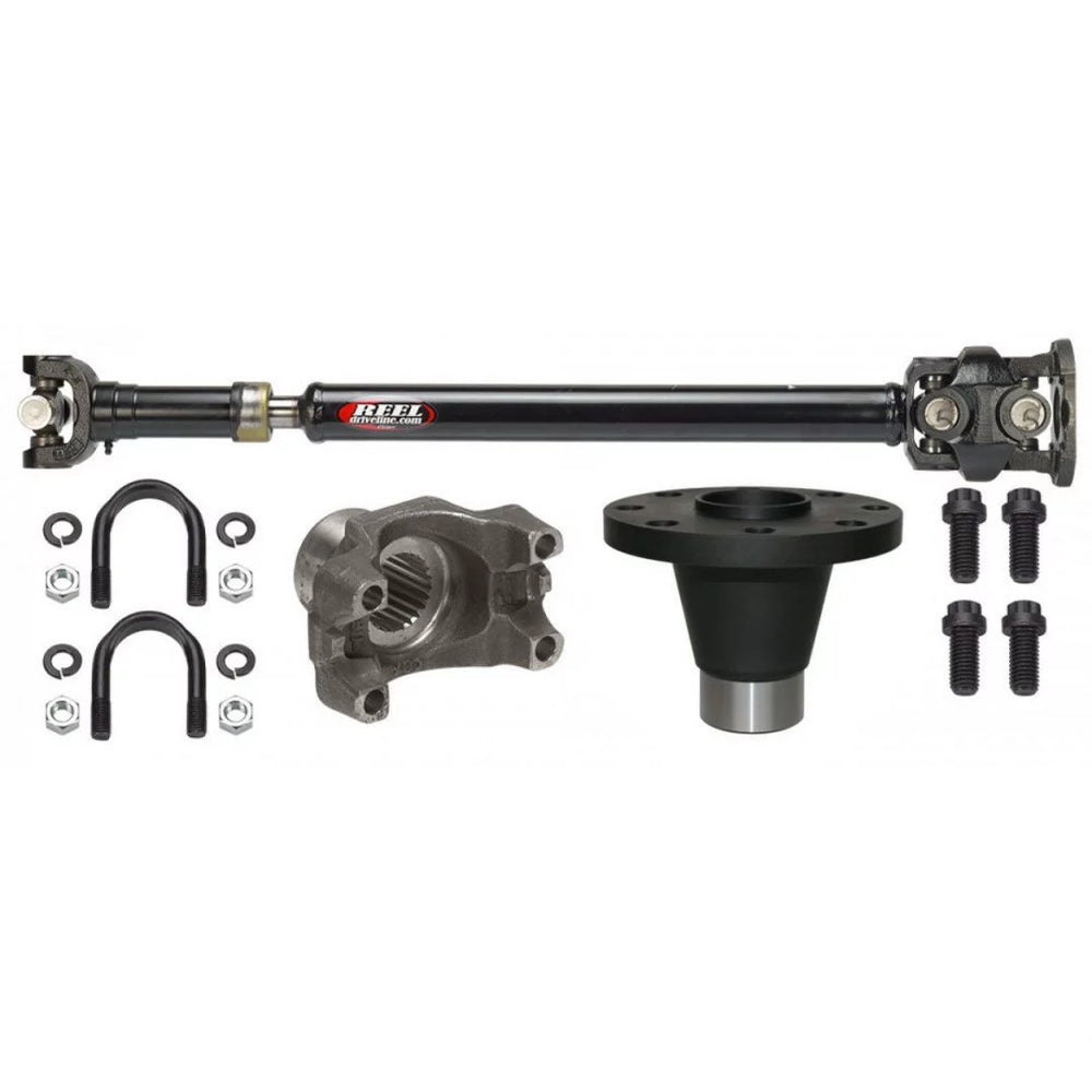 2018-2023 Jeep Wrangler JL Rubicon 1350 Heavy Duty Front Driveshaft with Double Cardan Joint 2 or 4 Door Automatic Transmission Reel Driveline