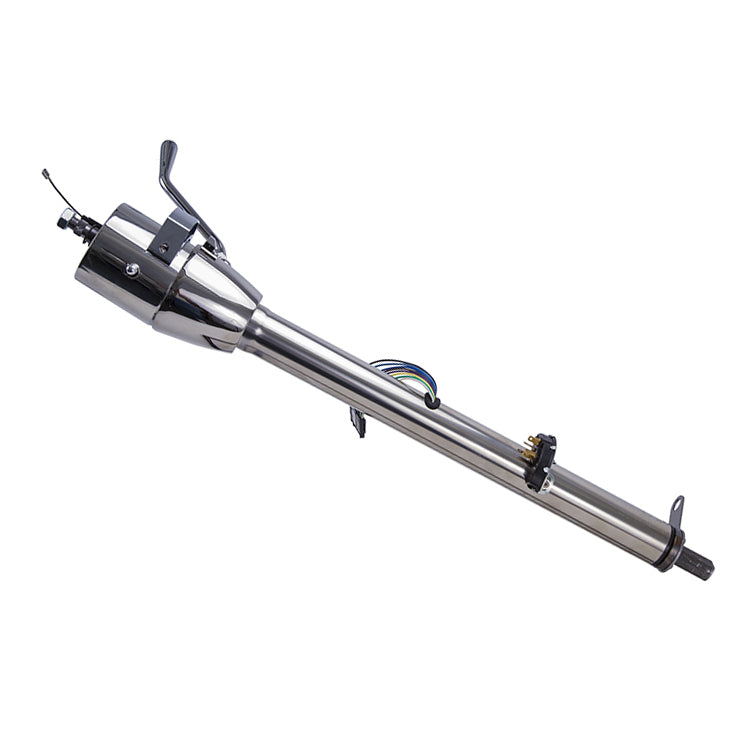RHD STEERING COLUMN COLUMNSHIFT 30 INCH POLISHED FINISH