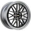 BBS LM 19x10 5x114.3 ET22 PFS Diamond Black Center Diamond-Cut Rim Wheel - PFS/Clip Req