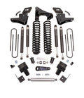 RLS - 6 Coil Spring Lift Kit with Falcon 1.1 Monotube Front Rear Shocks Radius Drops and Front Track Bar Bracket Fits Ford F250 F350 Diesel 2023-2024