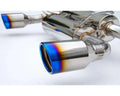 Invidia 03-05 Infiniti FX35/45 Gemini Rolled Titanium Tip Cat-back Exhaust
