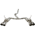 Invidia 11-14 Subaru WRX/STI Sedan Gemini/R400 Single Layer Quad Stainless Steel Tip Catback Exhaust