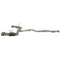 Invidia 11-14 Subaru WRX/STI Sedan Gemini/R400 Single Layer Quad Stainless Steel Tip Catback Exhaust