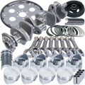 Eagle Chevy 350 3.750in Crank 5.700in I-Beam Rods -7cc Flat Top 4.000in Pistons Balanced Assembly