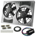 PWM DUAL RAD FAN/ALUMINUM SHROUD ASSEMBLY
