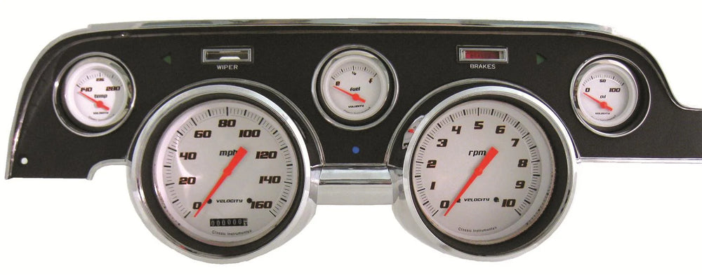 VELOCITY WHITE MUSTANG 67-68 5 GAU