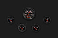 CLASSIC INSTRUMENTS black auto part