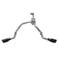 Flow Fx Cat-Back Exhaust System Fits 1996-1999 Chevrolet/Gmc 1500 5.7L Extended Cab/Short Bed With Dual Cats, Flow Fx Cat-Back Dual Exit Exhaust, 3.0 Inch To 2.5 Inch 409 Stainless Steel, Black Tips Flowmaster