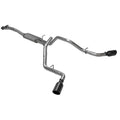 Flow Fx Cat-Back Exhaust System Fits 1996-1999 Chevrolet/Gmc 1500 5.7L Extended Cab/Short Bed With Dual Cats, Flow Fx Cat-Back Dual Exit Exhaust, 3.0 Inch To 2.5 Inch 409 Stainless Steel, Black Tips Flowmaster