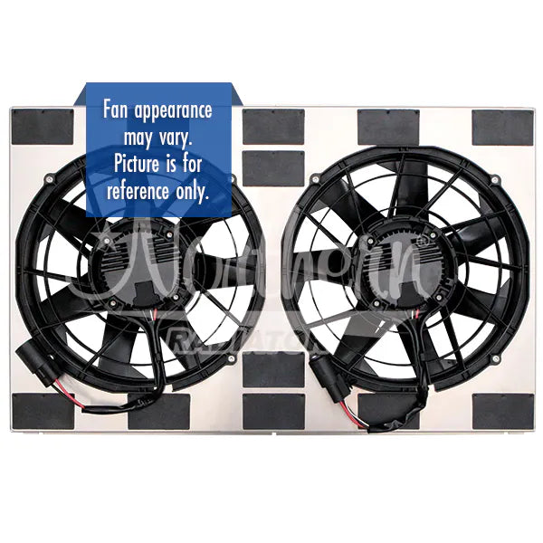DUAL 12' 300W;BRUSHLESS FAN & SHRO