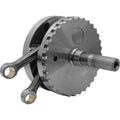 S&S Cycle 07-17 BT 4-3/8in Stroke Flywheel Assembly w/ Sprocket Shaft Bearing Race
