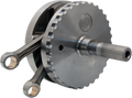 S&S Cycle 07-17 BT 4-3/8in Stroke Flywheel Assembly w/ Sprocket Shaft Bearing Race