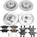Power Stop 10-12 Jaguar XK Front & Rear Z23 Evolution Sport Brake Kit