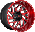 D691 24X12 5X5.0/5.5 BRSH-RED-MIL -
