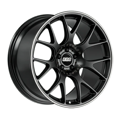 BBS black auto part