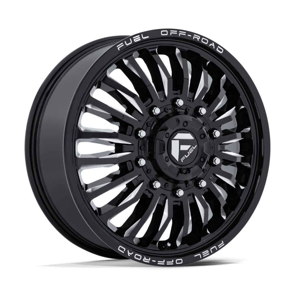 D868 22X8.25 8X6.5 G-BLK-MILL -201M