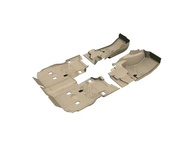 Armorlite 2024-current Jeep Wrangler JLU 4DR front and rear flooring desert khaki