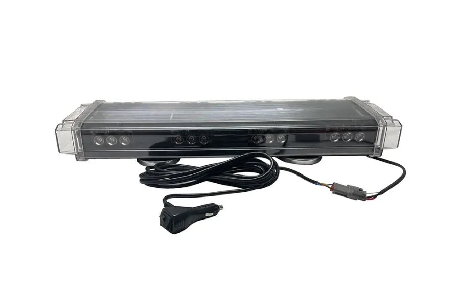 PRO SERIES SAE CLASS 1 LOWPROFILE 24IN MINI LIGHT BARCLEAR LENS OVER AMBER LED