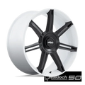 Wheel Pros R908 22X12 5X130 WHT M-BLK-SPK 60MM