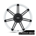 Wheel Pros R908 22X12 5X130 WHT M-BLK-SPK 60MM