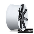 Wheel Pros R908 22X12 5X130 WHT M-BLK-SPK 60MM