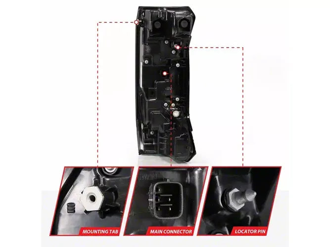 ANZO 22-24 Toyota Tundra Z-Series Full LED Tail Lights Smoke Lens Init/SeqSig- Pair