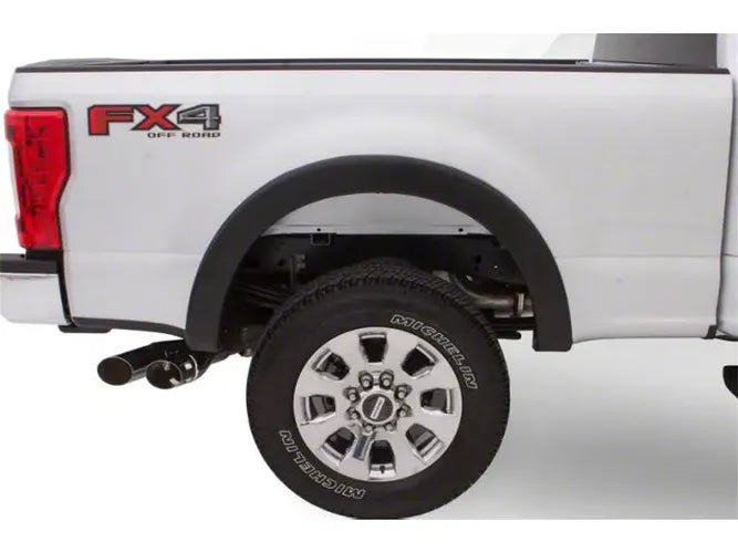 ~(17 lbs. 52X11X8)~ FF OE-STYLE 4PC COLOR 2017-2018 FORD F-250 SUPER DUTY SHADOW BLACK SMOOTH FACTORY