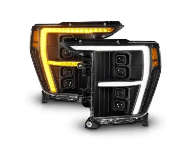 ANZO 21-23 Ford F-150 (w/Factory Halogen) Z-Series Full LED Proj Headlights - Pass. Side ONLY