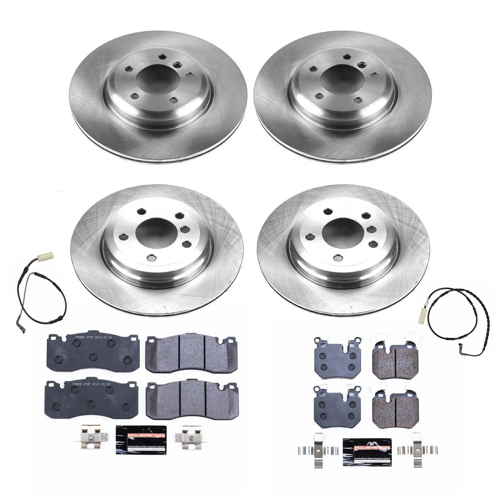 Power Stop 08-10 BMW 135i Front & Rear Track Day Brake Kit