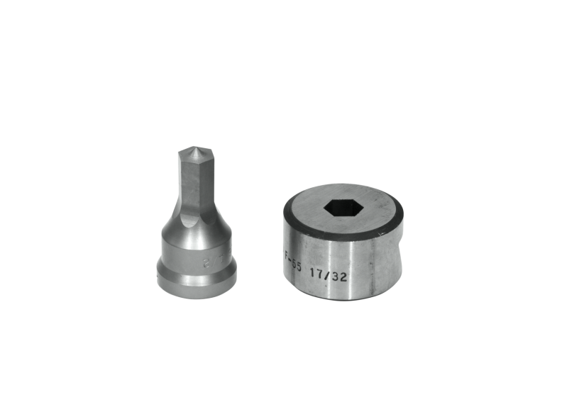 1/2' HEX PUNCH & DIE SET WITH KEY-W