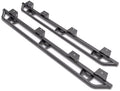 TrailSlider Step System Cab Length (2 Steps per Side) 2007-2018 Jeep Wrangler JK 4-Door Textured Black NFab
