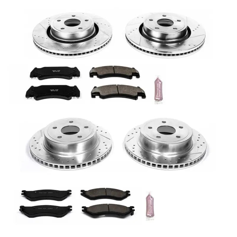 Power Stop 05-06 Dodge Ram 1500 Front & Rear Z23 Evolution Sport Brake Kit