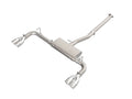 aFe cat-back exhaust detail