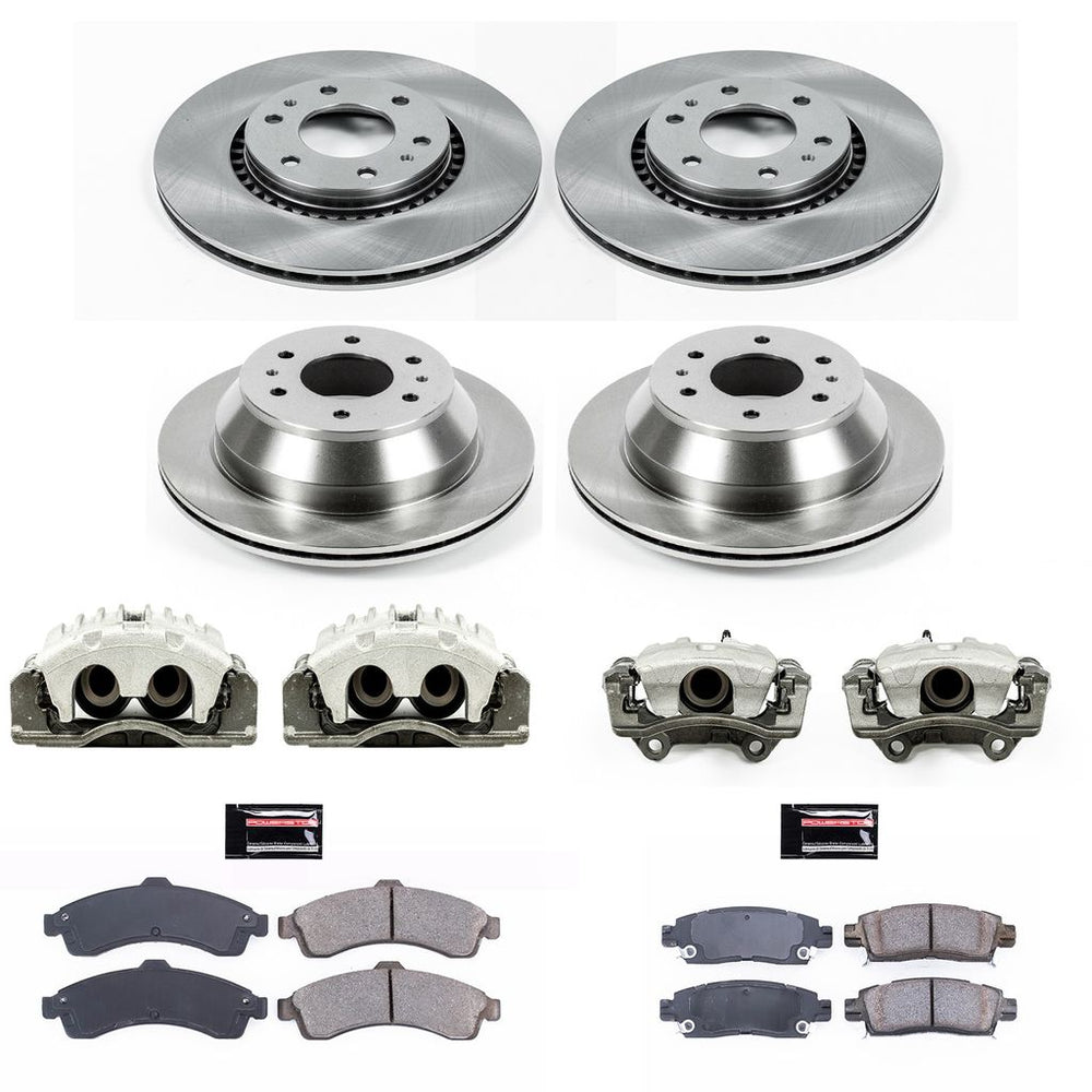 Power Stop 04-05 Buick Rainier Front & Rear Autospecialty Brake Kit w/Calipers