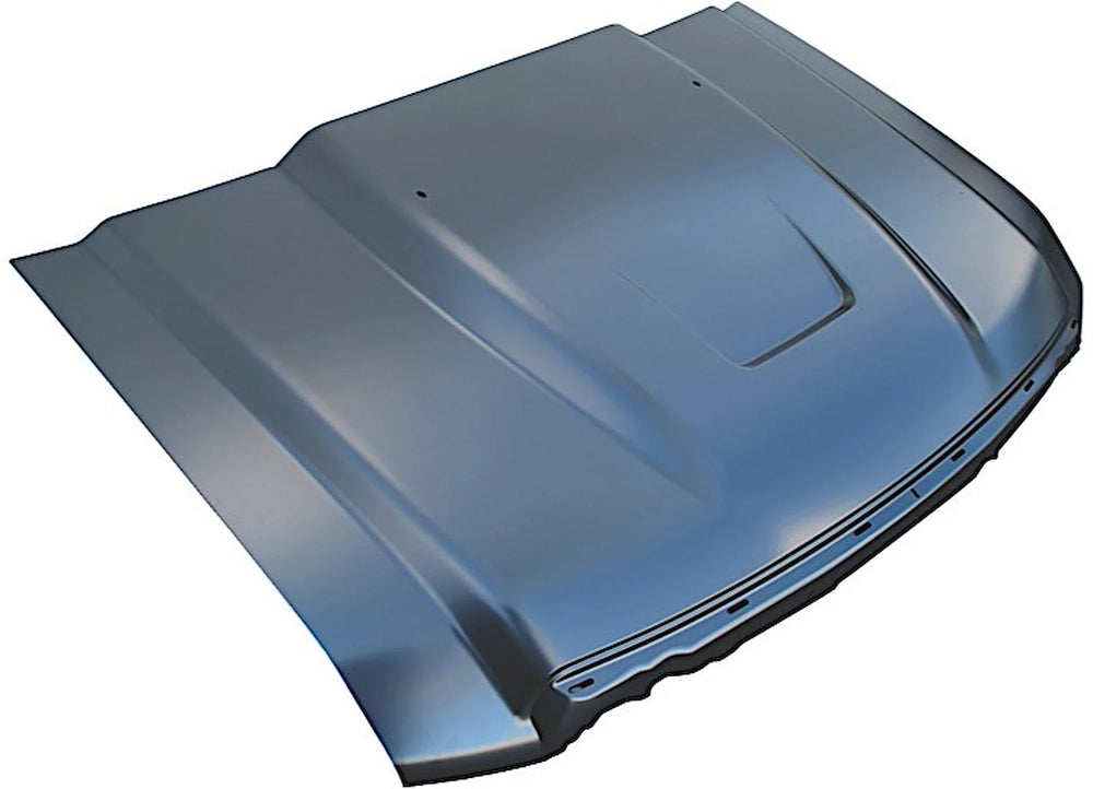 HOOD PANEL ASSY COWL INDUCTION; 2ND DESIGN FITS CREW/REGULAR/SUPER CAB FORD SUPER DUTY 0810