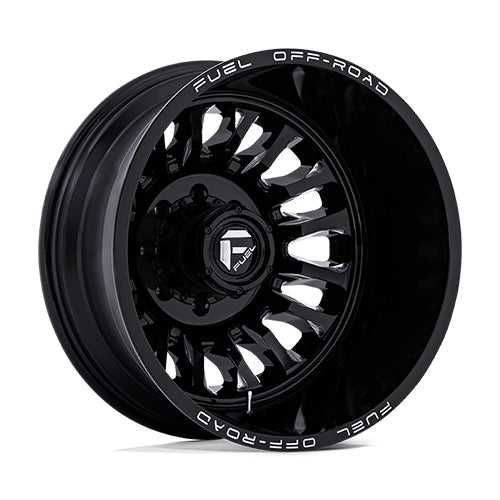 D868 22X8.25 8X200 G-BLK-MILL -201M