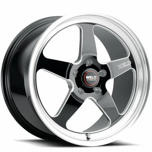 Weld S104 22x12 Ventura 5x127 ET06 BS6.75 Gloss BLK MIL DIA 78.1